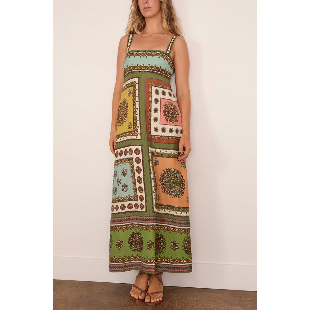 Alemais Contina Day Dress in Multi - Picture 3 of 11